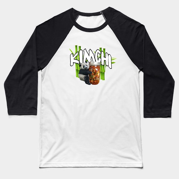 KIMCHI PANDA Baseball T-Shirt by Cult Classics